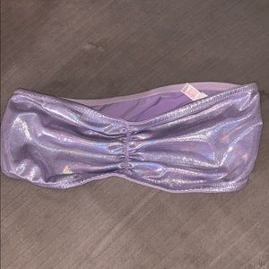 Victoria Secret Purple Metallic Bandeau